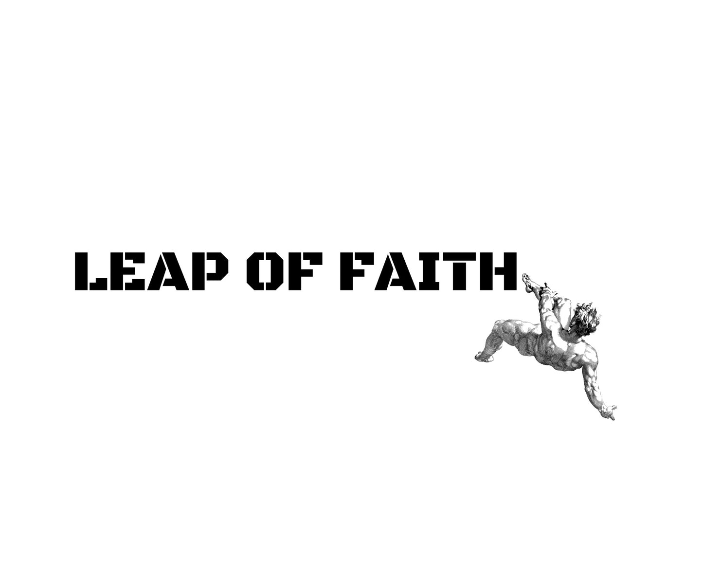 leap of faith Crew neck