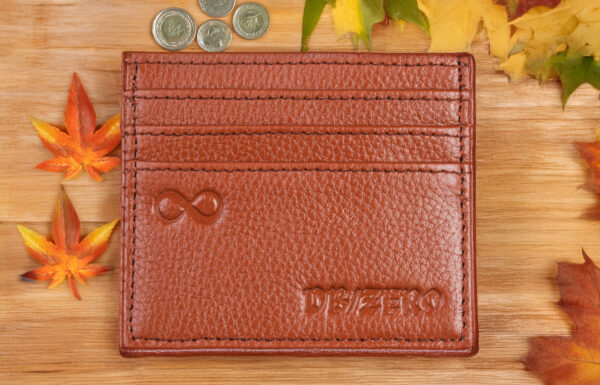 Leather Card holder Tan